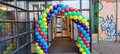 Ballonnenboog Donkere regenboog Standaard Enkeldeurs Clusters van 5