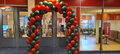 Ballonnenboog Rood, Groen Standaard Enkeldeurs Clusters van 4