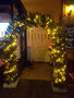 Kersttakken Boog met Kerstversiering en Verlichting Verhuur