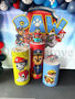 Paw Patrol Zuilen set van 3 Rond Gepersonaliseerd Verhuur