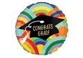 Anagram Regenboog Geslaagd 'Congrats Grad' Folie Ballon 43cm