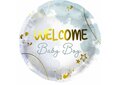 Sempertex Waterverf 'Welcome Baby Boy' Folie Ballon 45cm