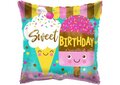 Sempertex Zoet 'Sweet Birthday' Pillow Folie Ballon 45cm