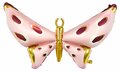Sempertex Pastel Roze en Gouden Vlinder Folie Ballon 121cm