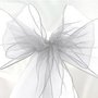Wit Organza Stoel Sjerp 6st