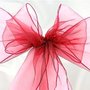 Rood Organza Stoel Sjerp 6st