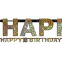 Sprankelende 18e Verjaardag 'Happy Birthday' Letter Slinger 213cm