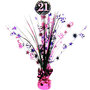 Sprankelend Roze 21e Verjaardag Tafeldecoratie 46cm