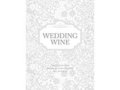Wijnfles 'Wedding Wine' Flessenlabel 50st