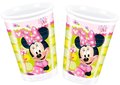 Minnie Mouse Plastic Bekers 8st