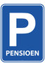Verkeersbord Pensioen Vlaggenlijn 10m