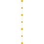 Goud Glitter Cirkel Ballonstaart