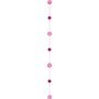 Roze Glitter Cirkel Ballonstaart