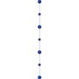 Koninklijk Blauw Glitter Cirkel Ballonstaart