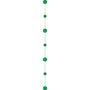Groen Glitter Cirkel Ballonstaart