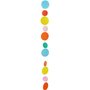 Multicolor Regenboog 3D Cirkels Ballonstaart