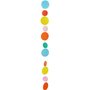 Multicolor Regenboog 3D Cirkels Ballonstaart