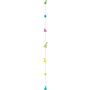 Multicolor Glitter Feesthoedjes Ballonstaart